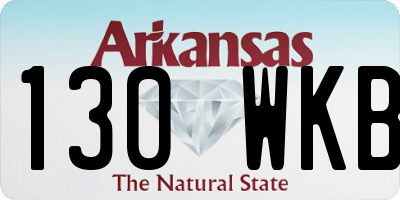 AR license plate 130WKB