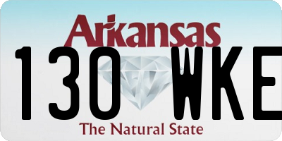 AR license plate 130WKE