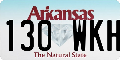 AR license plate 130WKH