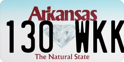 AR license plate 130WKK