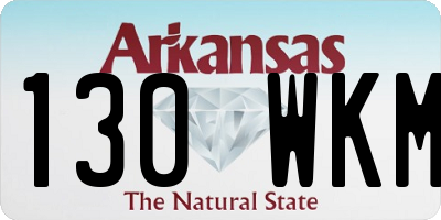 AR license plate 130WKM