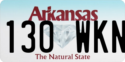 AR license plate 130WKN