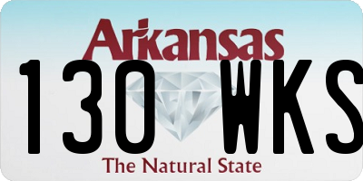 AR license plate 130WKS