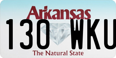 AR license plate 130WKU