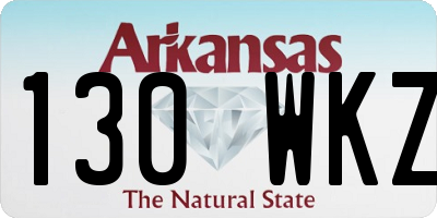 AR license plate 130WKZ