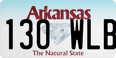 AR license plate 130WLB
