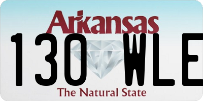 AR license plate 130WLE