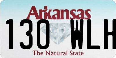 AR license plate 130WLH