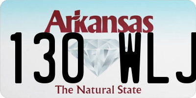AR license plate 130WLJ