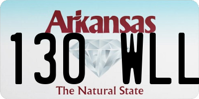 AR license plate 130WLL