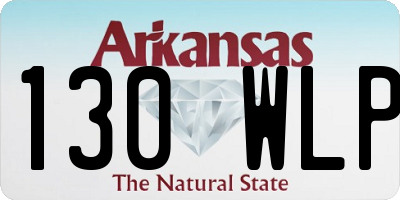 AR license plate 130WLP