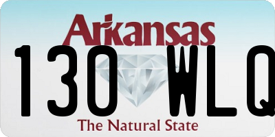 AR license plate 130WLQ