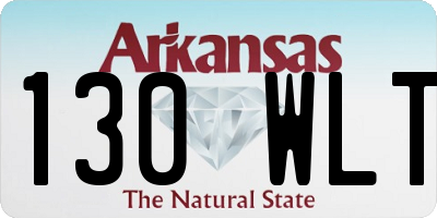 AR license plate 130WLT