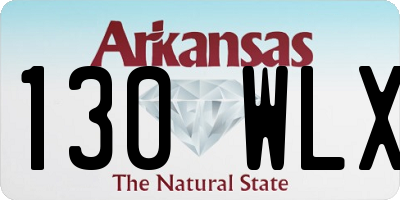 AR license plate 130WLX