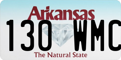AR license plate 130WMC