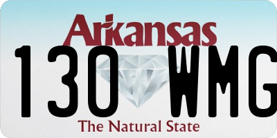 AR license plate 130WMG
