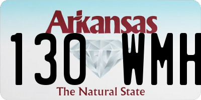 AR license plate 130WMH