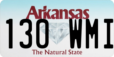 AR license plate 130WMI