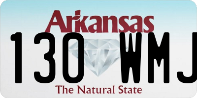 AR license plate 130WMJ
