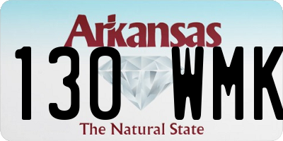 AR license plate 130WMK