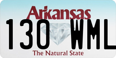 AR license plate 130WML