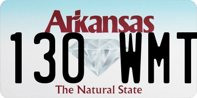 AR license plate 130WMT