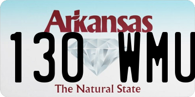 AR license plate 130WMU