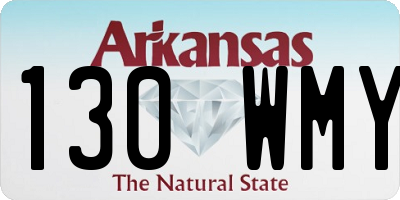 AR license plate 130WMY