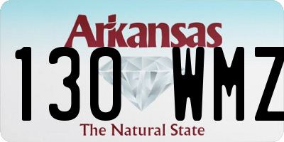 AR license plate 130WMZ