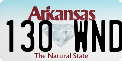 AR license plate 130WND