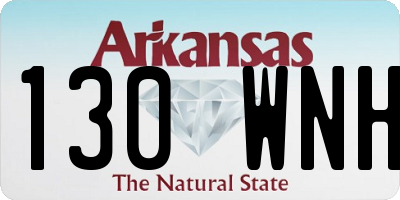 AR license plate 130WNH