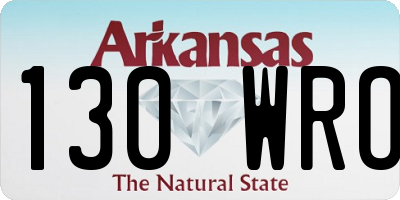 AR license plate 130WRO