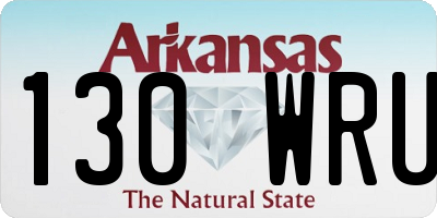AR license plate 130WRU