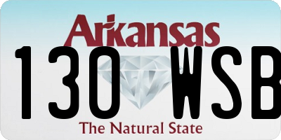 AR license plate 130WSB