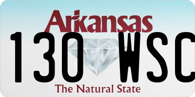 AR license plate 130WSC