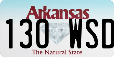 AR license plate 130WSD