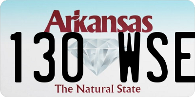 AR license plate 130WSE