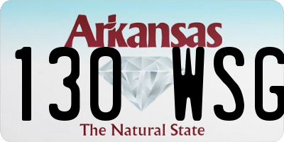 AR license plate 130WSG