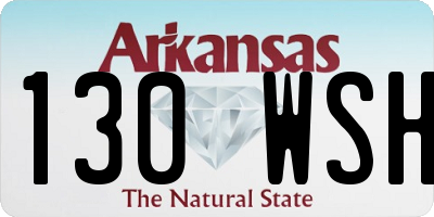 AR license plate 130WSH