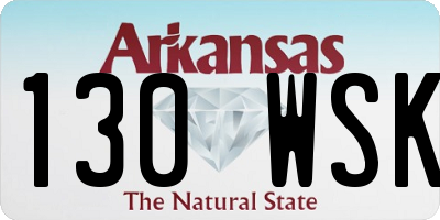 AR license plate 130WSK