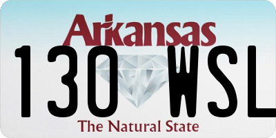 AR license plate 130WSL
