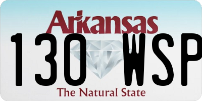 AR license plate 130WSP