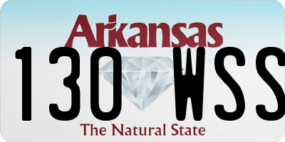 AR license plate 130WSS