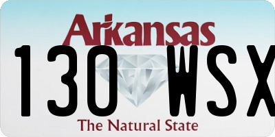 AR license plate 130WSX