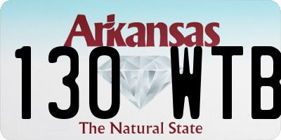 AR license plate 130WTB