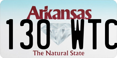 AR license plate 130WTC