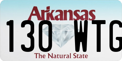AR license plate 130WTG
