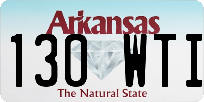 AR license plate 130WTI