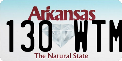 AR license plate 130WTM