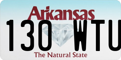 AR license plate 130WTU